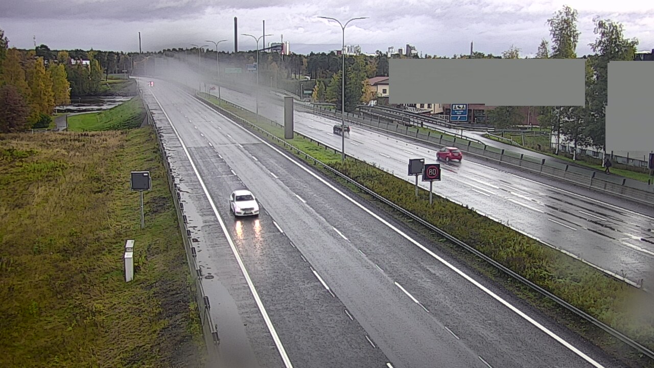 Weather Camera Image Road 4 Oulu, Intiö, Oulu, Pohjois-Pohjanmaa