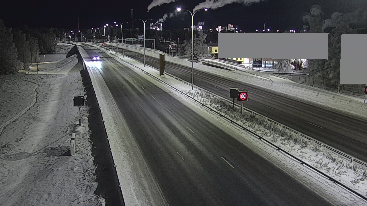 Kelikamerat Kuva Tie 4 Oulu Intiö, Oulu, Pohjois-Pohjanmaa