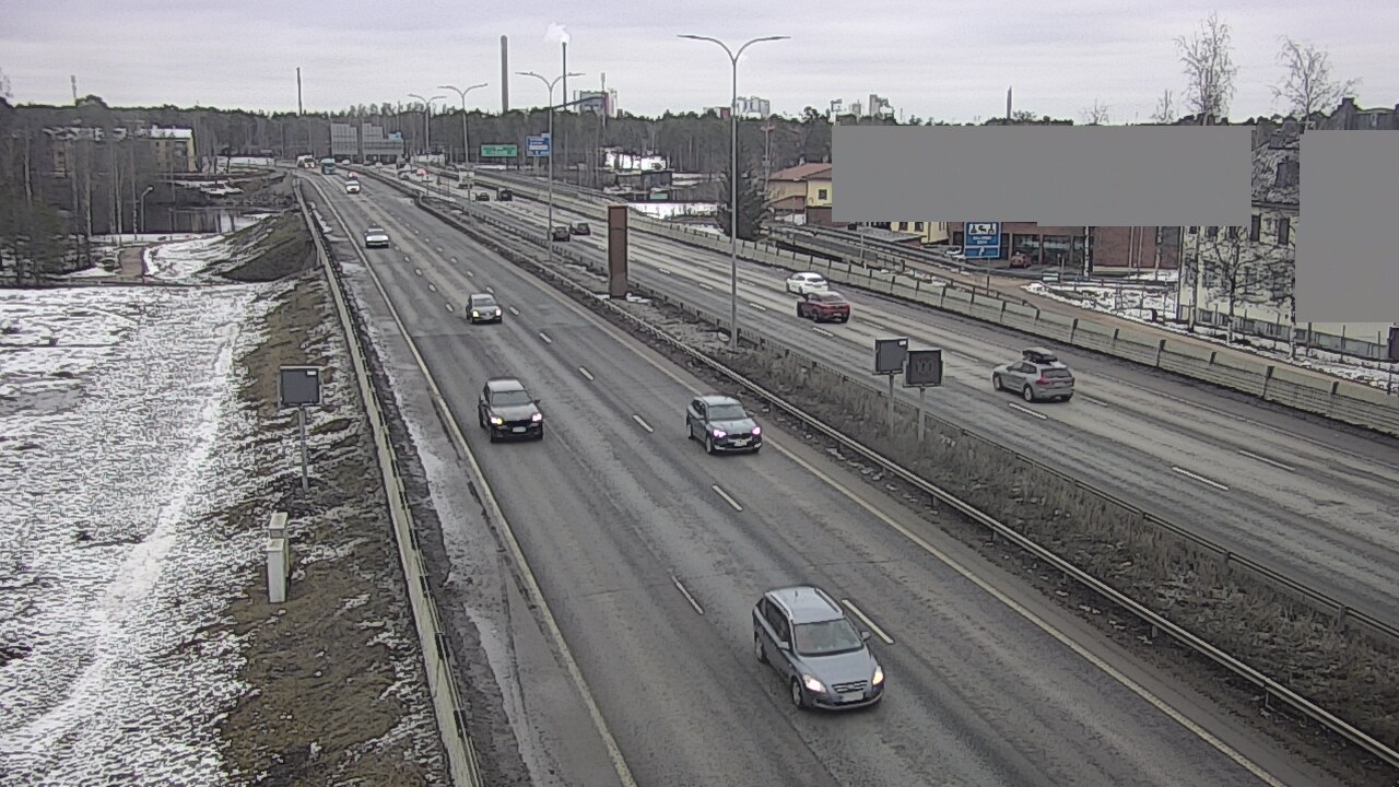 Weather Camera Image Road 4 Oulu, Intiö, Oulu, Pohjois-Pohjanmaa