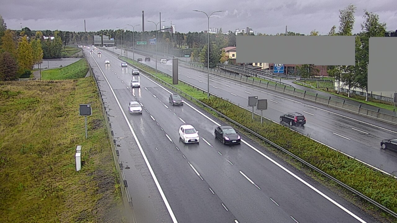Weather Camera Image Väg 4 Uleåborg, Intiö, Oulu, Pohjois-Pohjanmaa