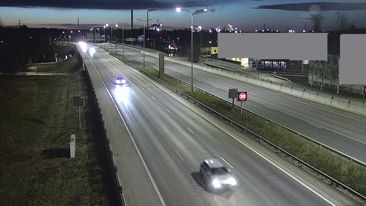 Weather Camera Image Väg 4 Uleåborg, Intiö, Oulu, Pohjois-Pohjanmaa