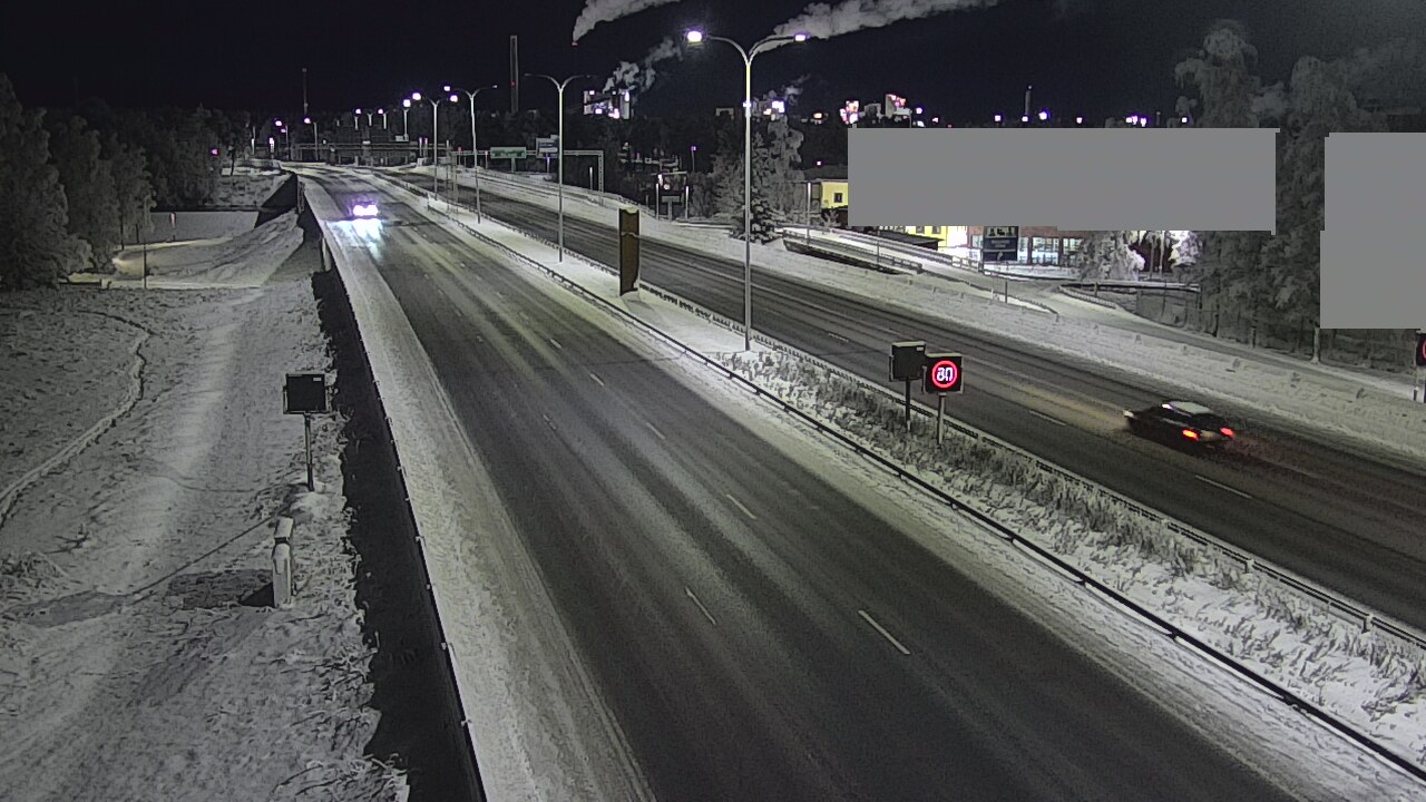 Kelikamerat Kuva Tie 4 Oulu Intiö, Oulu, Pohjois-Pohjanmaa