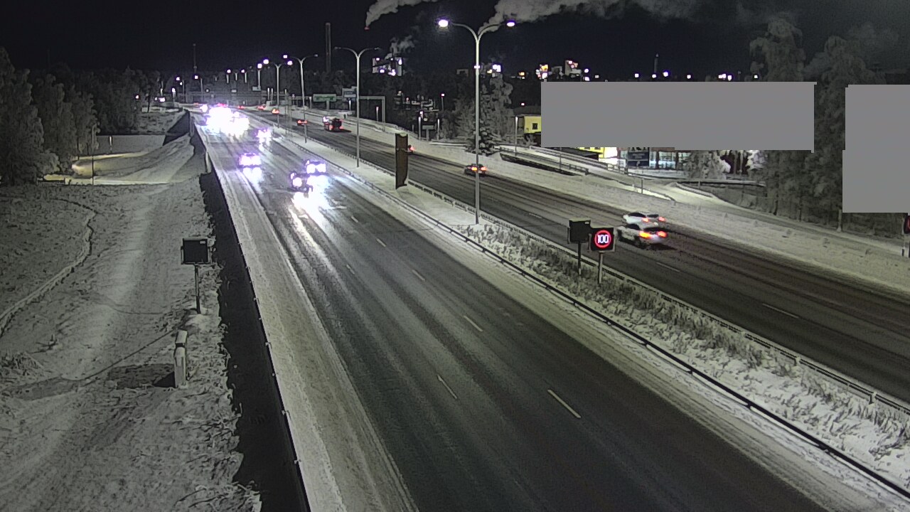 Kelikamerat Kuva Tie 4 Oulu Intiö, Oulu, Pohjois-Pohjanmaa