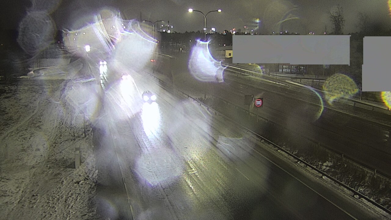 Weather Camera Image Väg 4 Uleåborg, Intiö, Oulu, Pohjois-Pohjanmaa