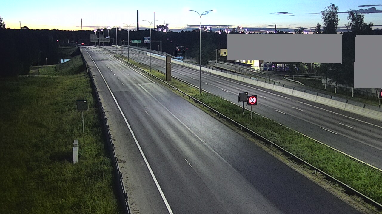 Weather Camera Image Road 4 Oulu, Intiö, Oulu, Pohjois-Pohjanmaa