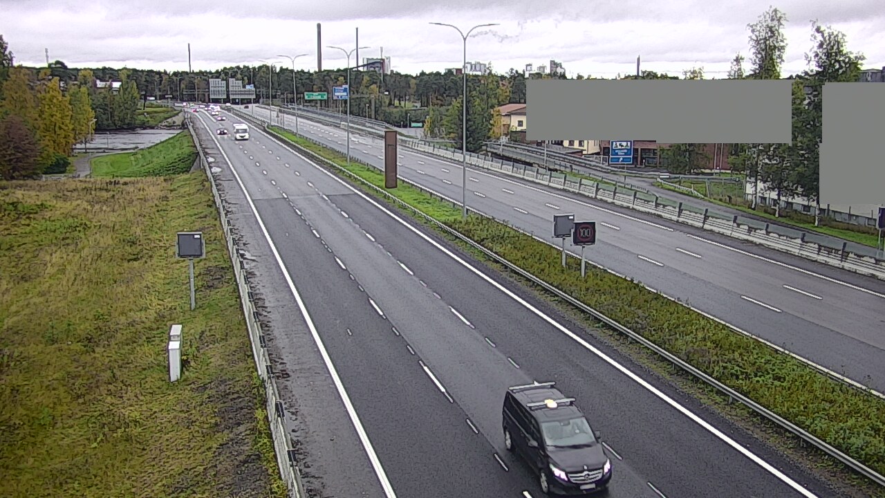 Weather Camera Image Road 4 Oulu, Intiö, Oulu, Pohjois-Pohjanmaa