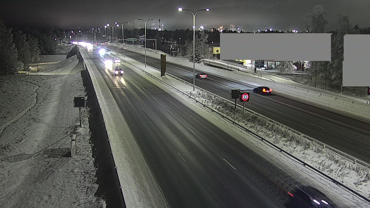 Kelikamerat Kuva Tie 4 Oulu Intiö, Oulu, Pohjois-Pohjanmaa