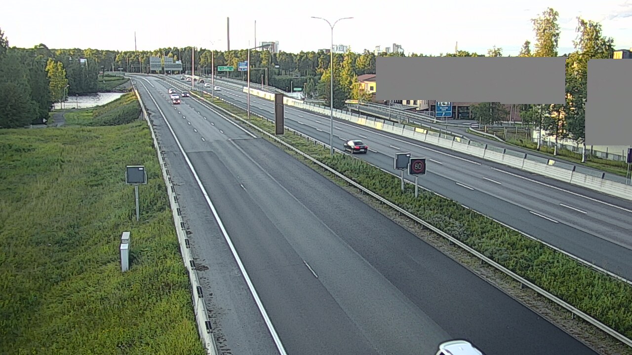 Weather Camera Image Road 4 Oulu, Intiö, Oulu, Pohjois-Pohjanmaa
