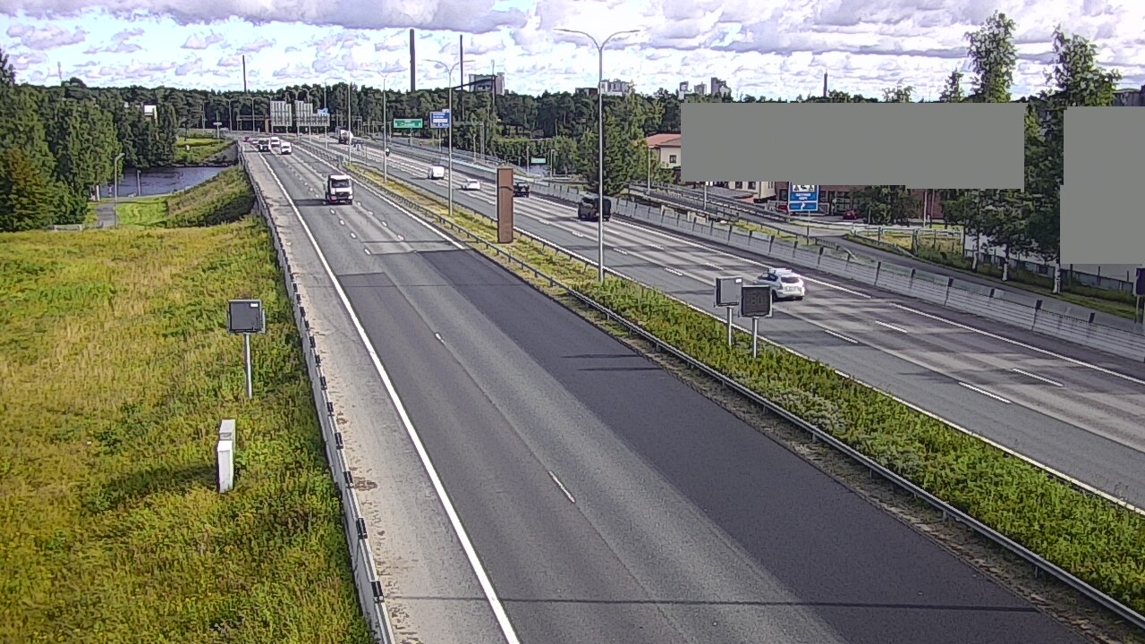 Weather Camera Image Road 4 Oulu, Intiö, Oulu, Pohjois-Pohjanmaa