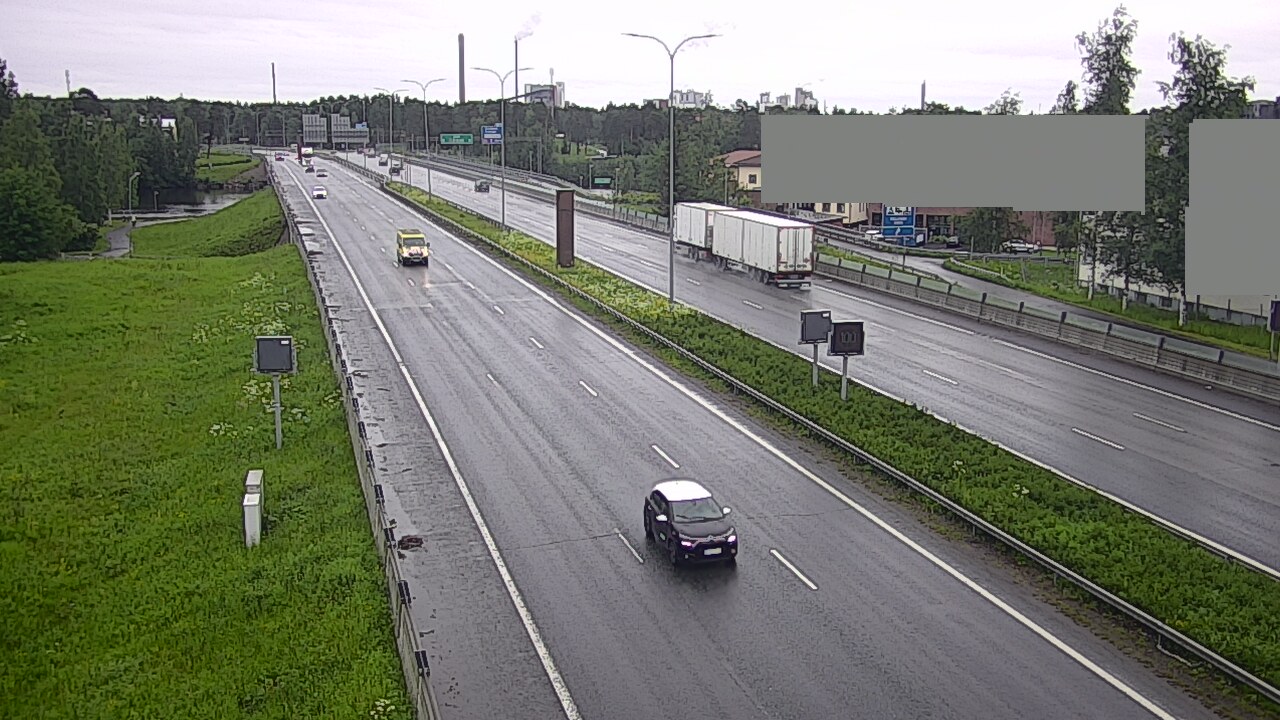 Weather Camera Image Road 4 Oulu, Intiö, Oulu, Pohjois-Pohjanmaa