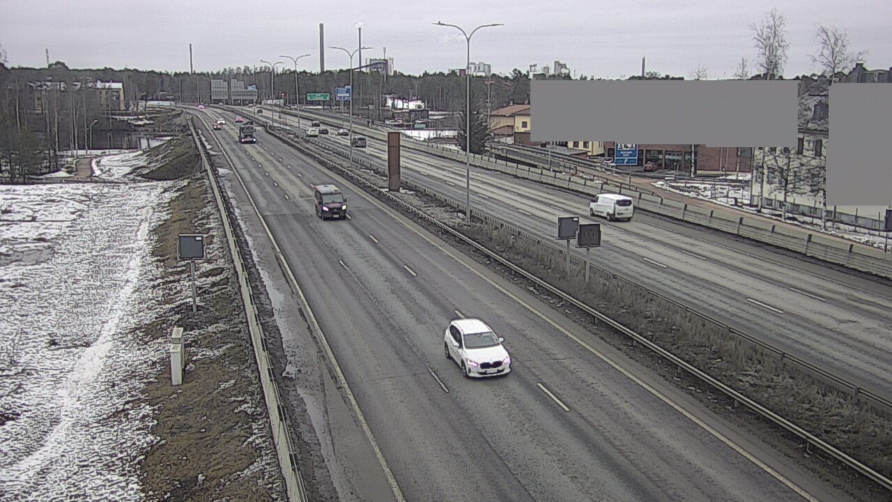 Weather Camera Image Road 4 Oulu, Intiö, Oulu, Pohjois-Pohjanmaa