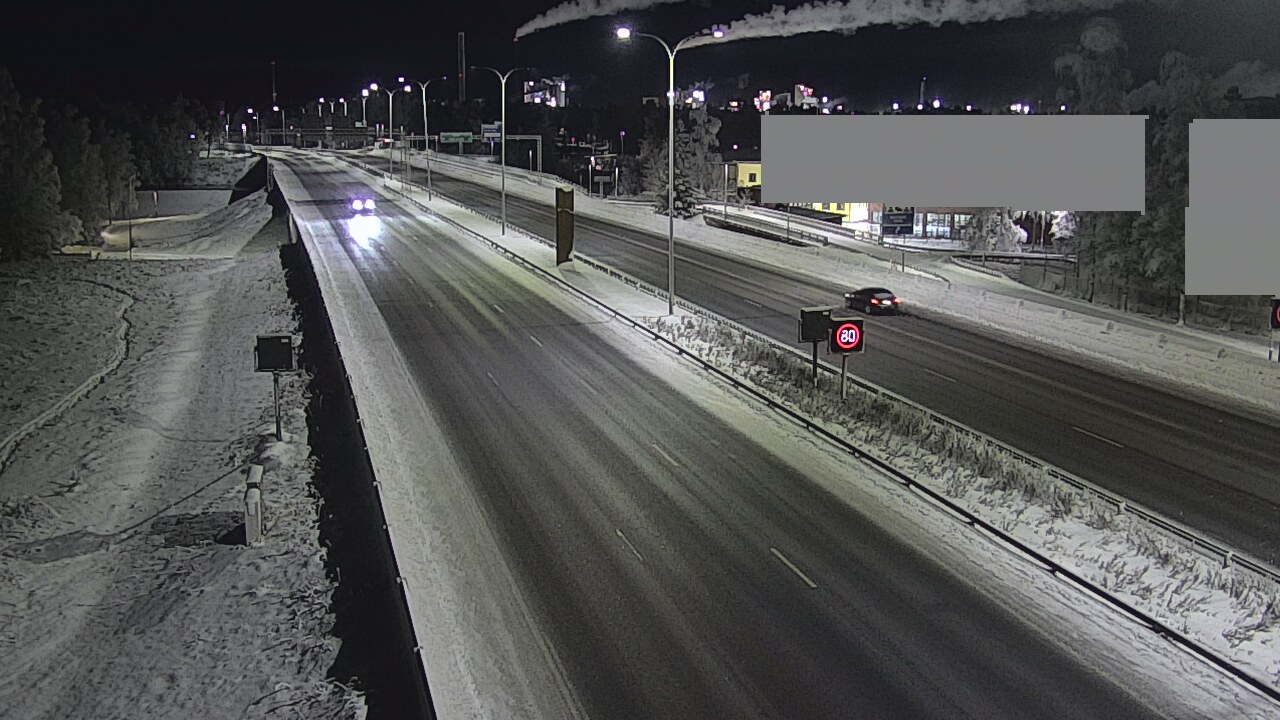 Kelikamerat Kuva Tie 4 Oulu Intiö, Oulu, Pohjois-Pohjanmaa