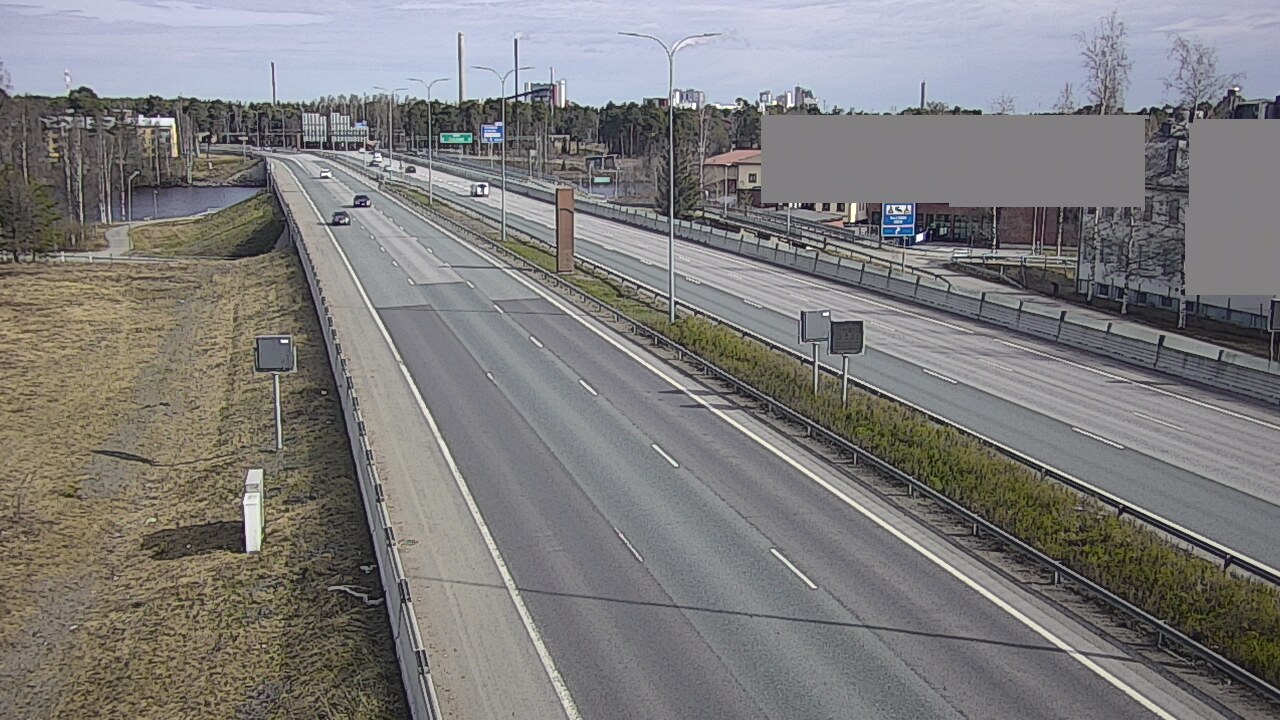 Weather Camera Image Road 4 Oulu, Intiö, Oulu, Pohjois-Pohjanmaa