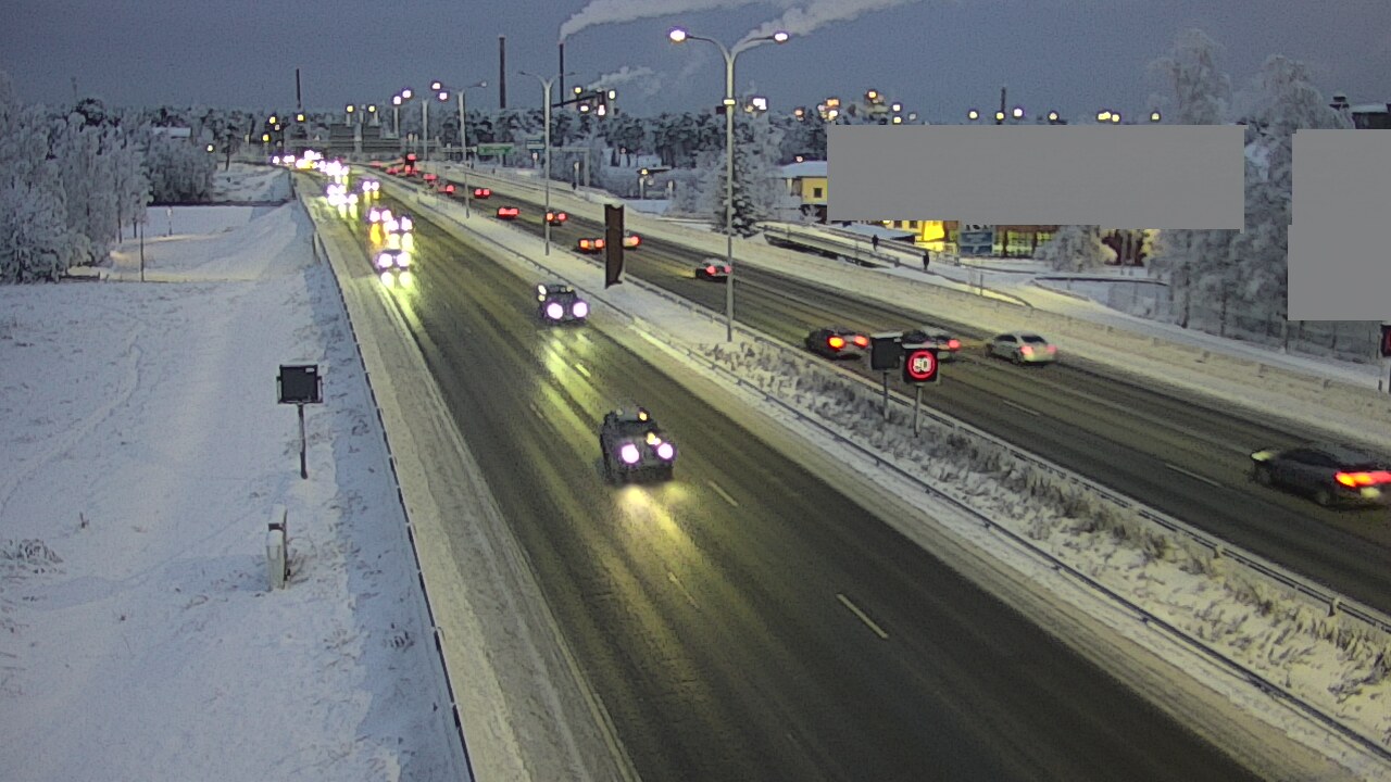 Kelikamerat Kuva Tie 4 Oulu Intiö, Oulu, Pohjois-Pohjanmaa