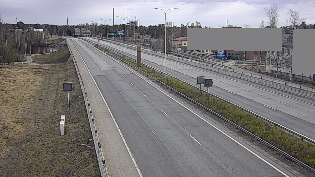 Weather Camera Image Road 4 Oulu, Intiö, Oulu, Pohjois-Pohjanmaa