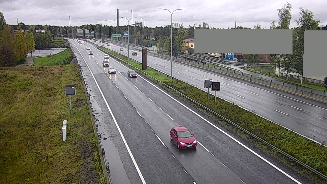 Weather Camera Image Väg 4 Uleåborg, Intiö, Oulu, Pohjois-Pohjanmaa