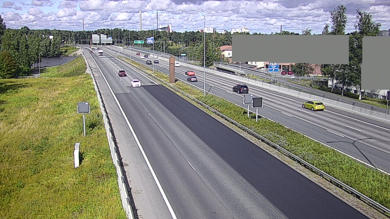 Weather Camera Image Road 4 Oulu, Intiö, Oulu, Pohjois-Pohjanmaa