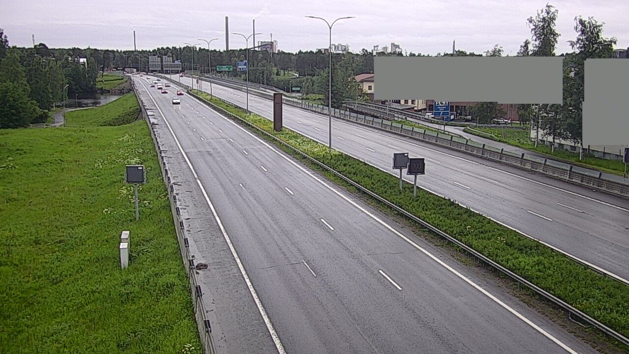 Weather Camera Image Road 4 Oulu, Intiö, Oulu, Pohjois-Pohjanmaa
