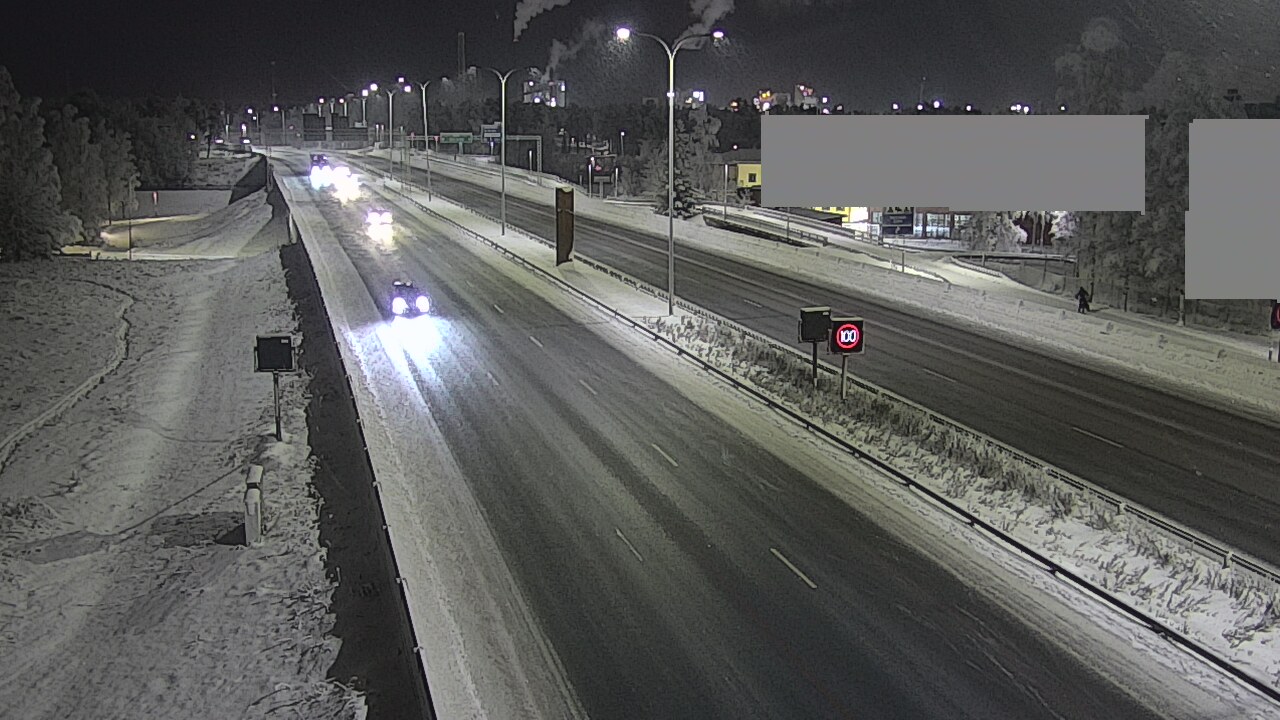 Kelikamerat Kuva Tie 4 Oulu Intiö, Oulu, Pohjois-Pohjanmaa