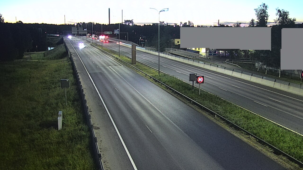 Weather Camera Image Road 4 Oulu, Intiö, Oulu, Pohjois-Pohjanmaa
