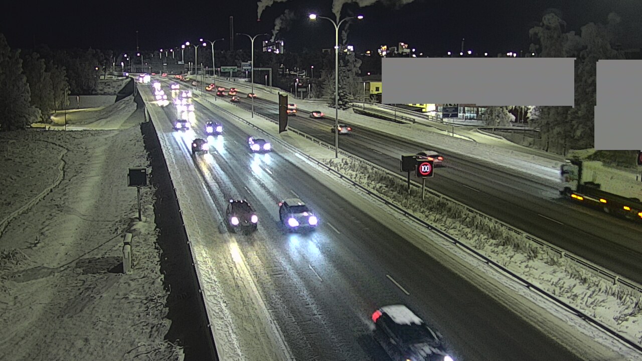 Kelikamerat Kuva Tie 4 Oulu Intiö, Oulu, Pohjois-Pohjanmaa