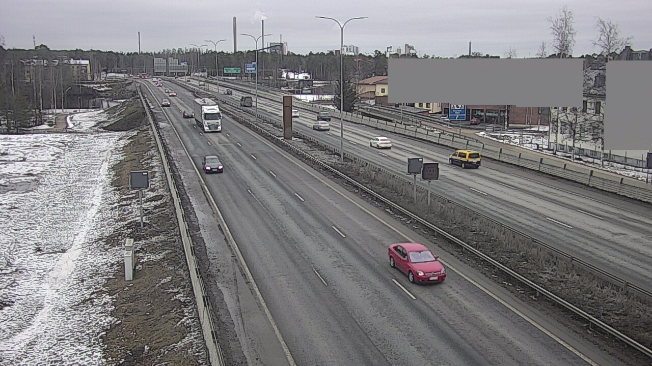 Weather Camera Image Road 4 Oulu, Intiö, Oulu, Pohjois-Pohjanmaa