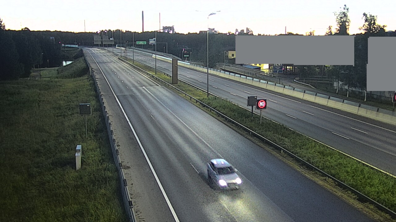 Weather Camera Image Road 4 Oulu, Intiö, Oulu, Pohjois-Pohjanmaa
