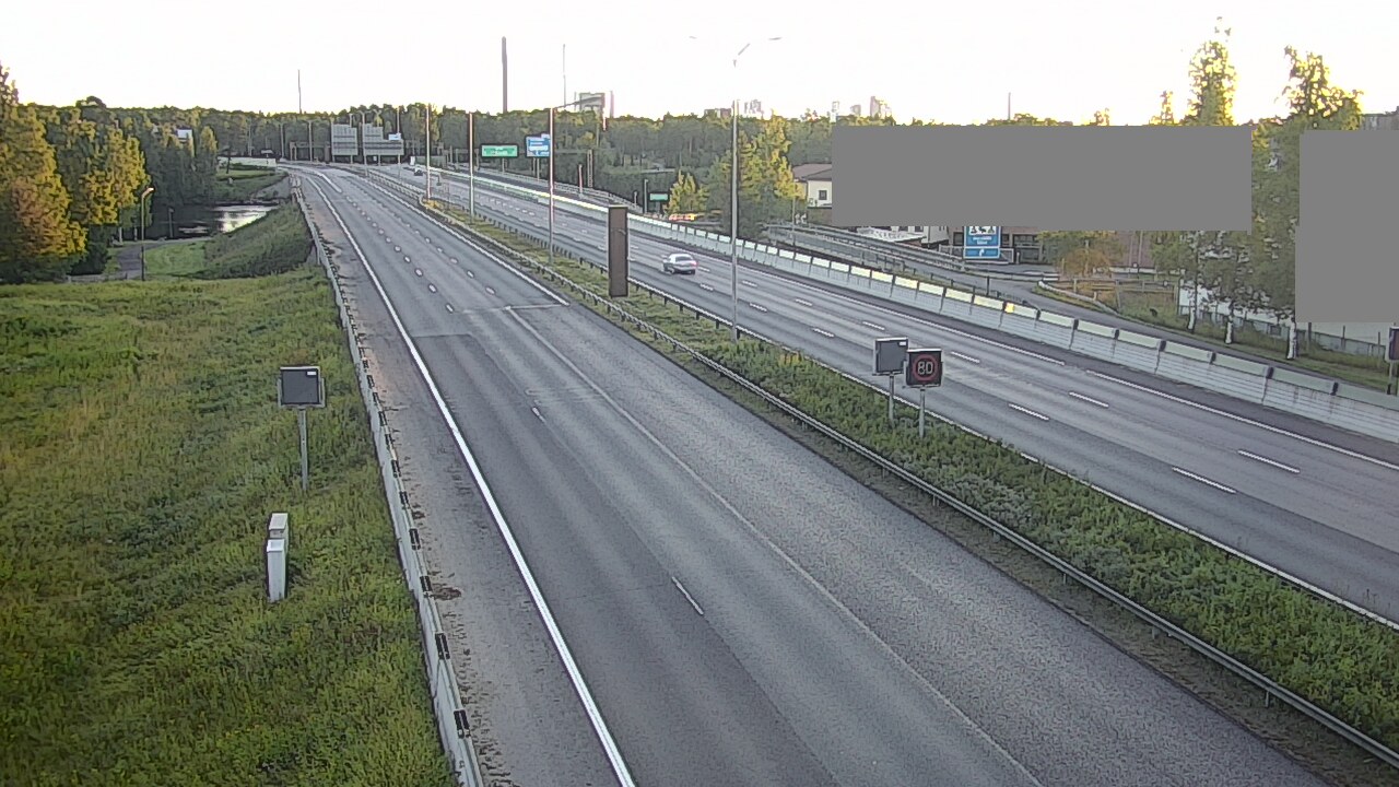 Weather Camera Image Road 4 Oulu, Intiö, Oulu, Pohjois-Pohjanmaa