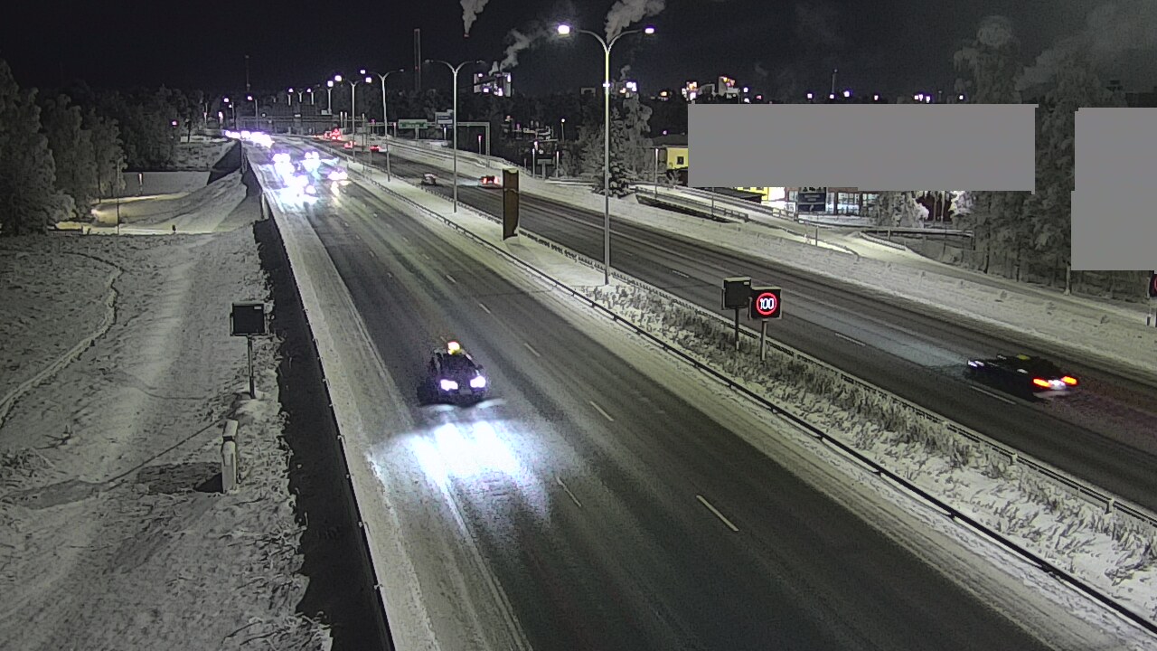 Kelikamerat Kuva Tie 4 Oulu Intiö, Oulu, Pohjois-Pohjanmaa