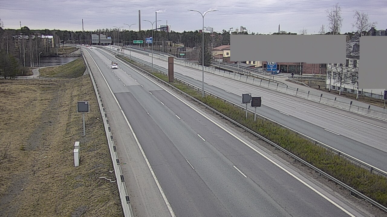 Weather Camera Image Väg 4 Uleåborg, Intiö, Oulu, Pohjois-Pohjanmaa