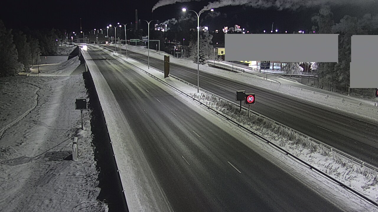 Kelikamerat Kuva Tie 4 Oulu Intiö, Oulu, Pohjois-Pohjanmaa