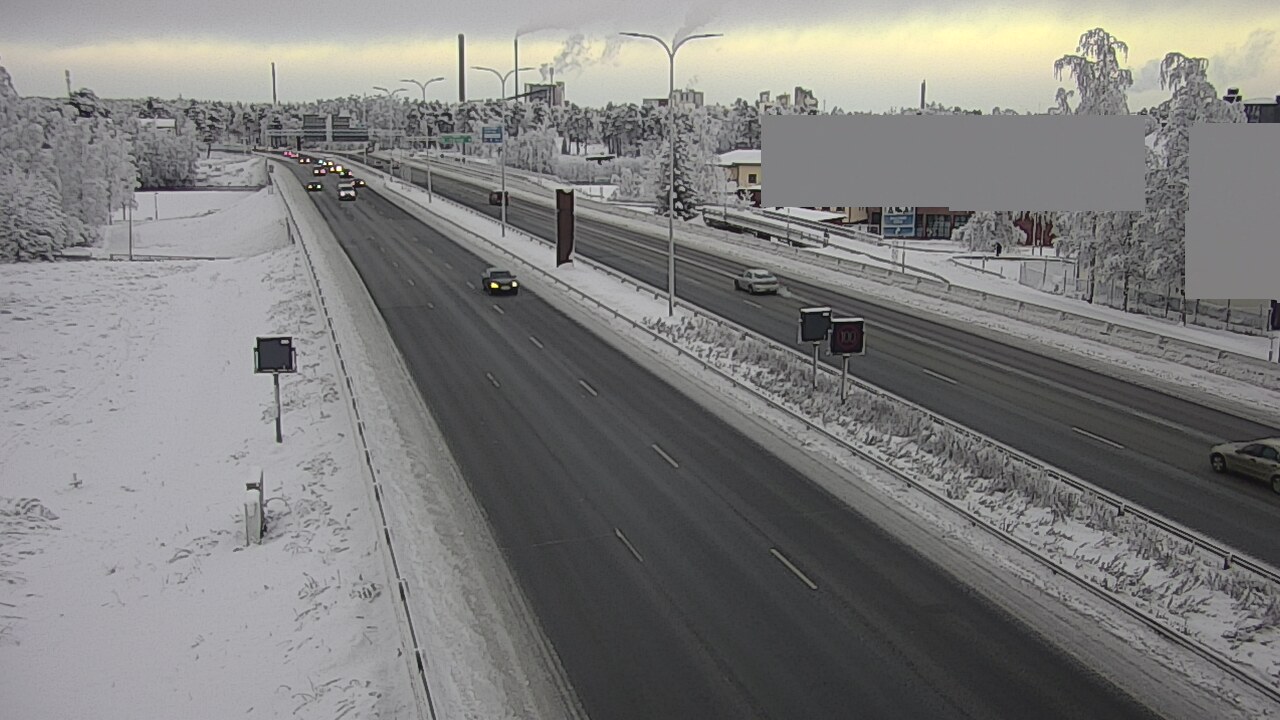 Weather Camera Image Road 4 Oulu, Intiö, Oulu, Pohjois-Pohjanmaa