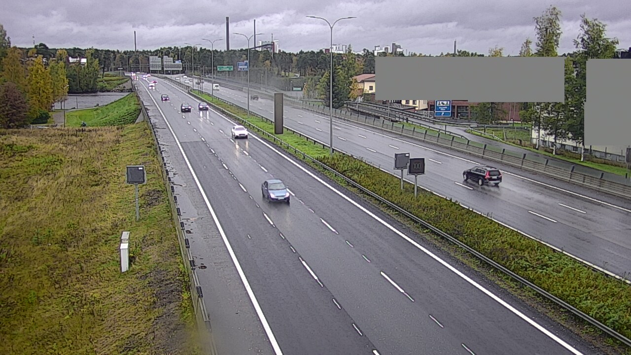 Weather Camera Image Väg 4 Uleåborg, Intiö, Oulu, Pohjois-Pohjanmaa