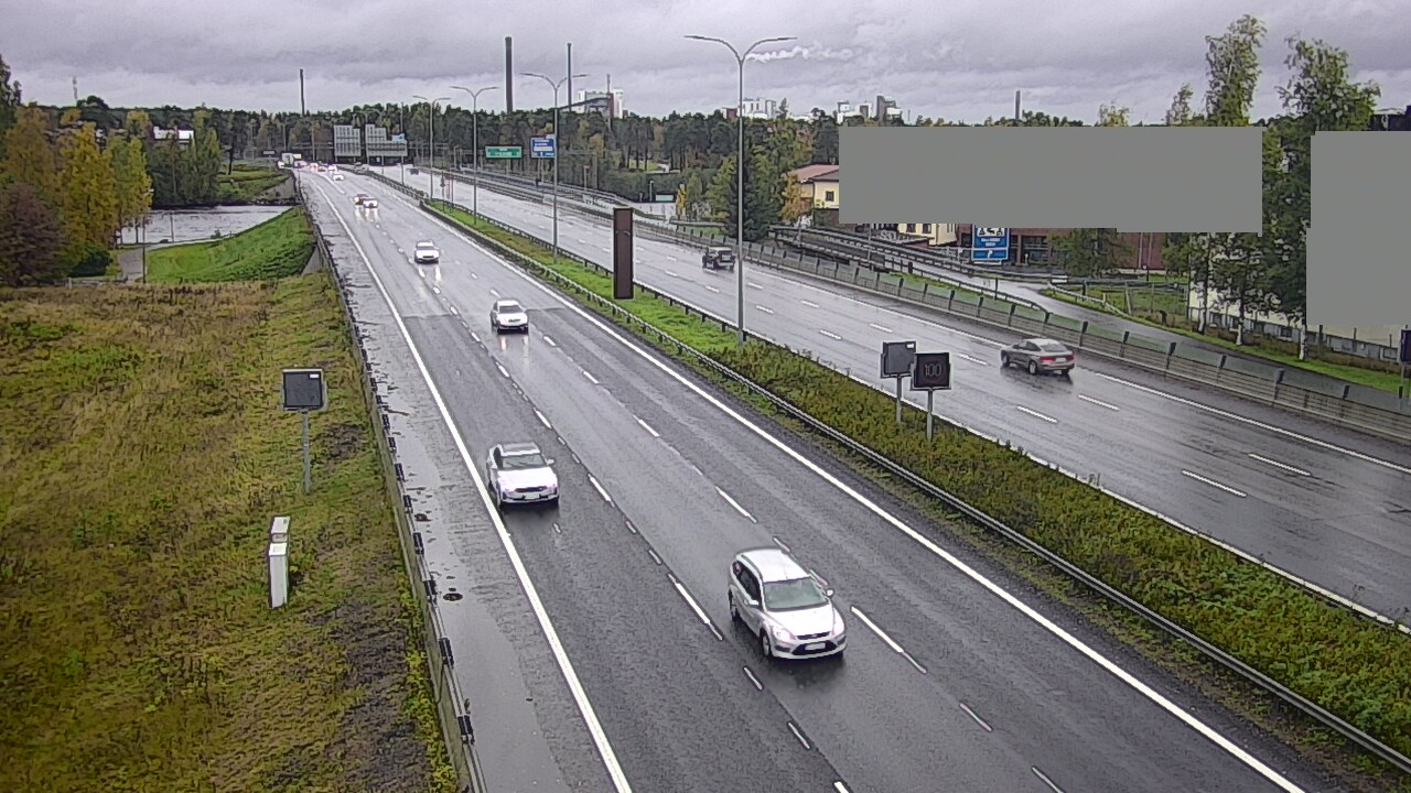 Weather Camera Image Väg 4 Uleåborg, Intiö, Oulu, Pohjois-Pohjanmaa
