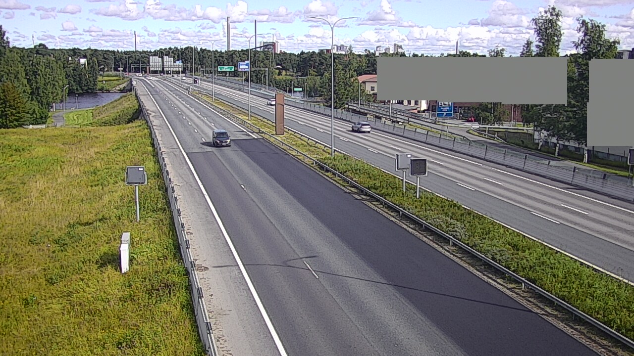 Weather Camera Image Road 4 Oulu, Intiö, Oulu, Pohjois-Pohjanmaa