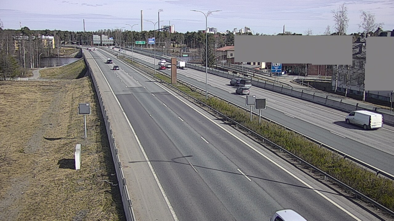 Weather Camera Image Road 4 Oulu, Intiö, Oulu, Pohjois-Pohjanmaa