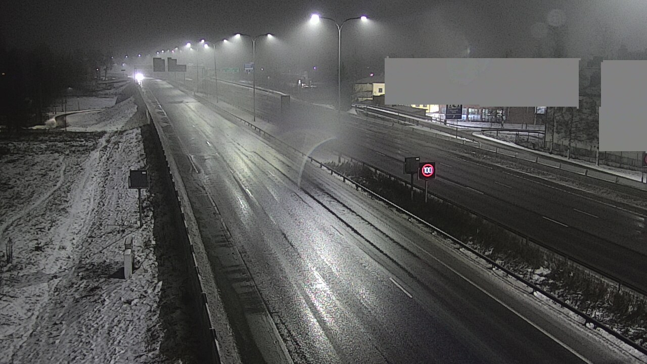 Weather Camera Image Väg 4 Uleåborg, Intiö, Oulu, Pohjois-Pohjanmaa