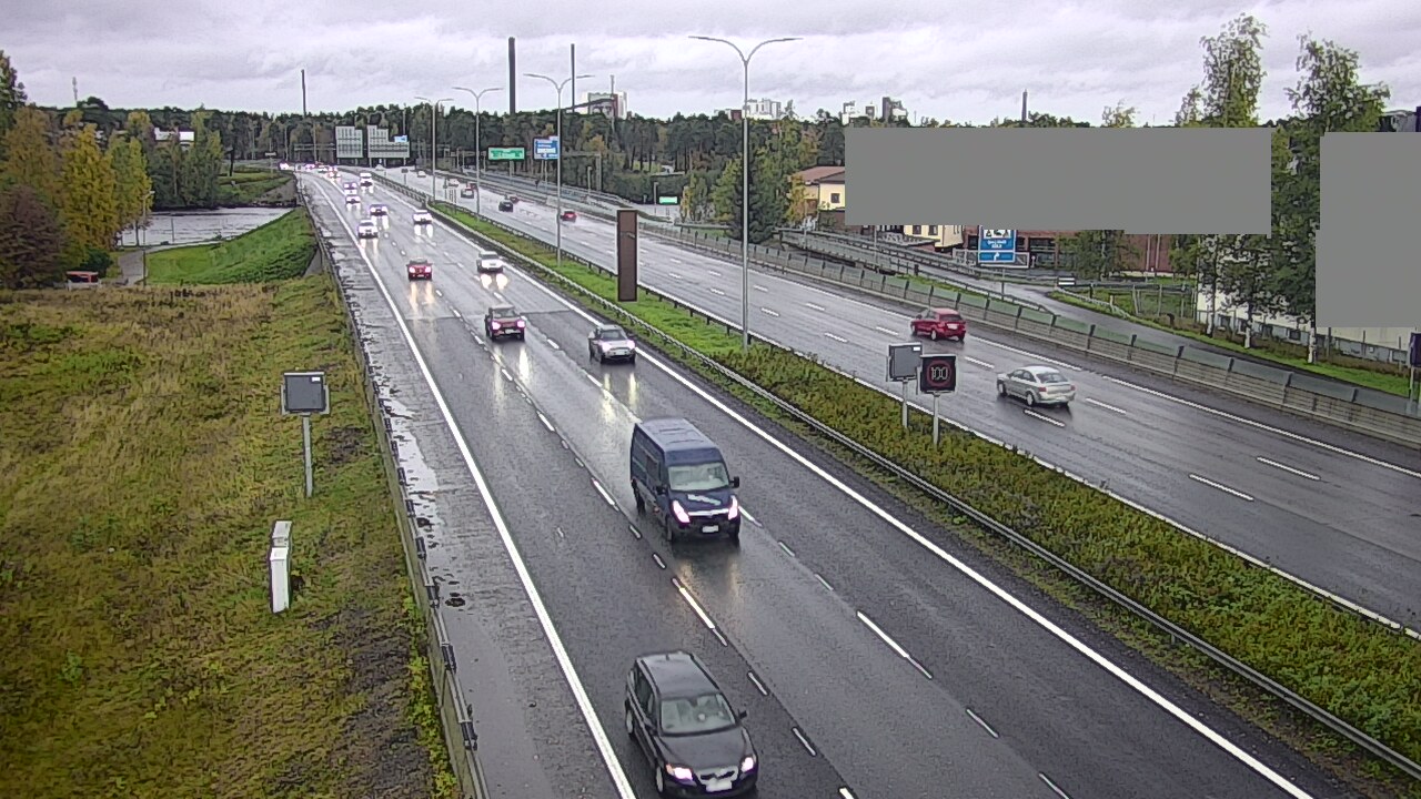 Weather Camera Image Väg 4 Uleåborg, Intiö, Oulu, Pohjois-Pohjanmaa