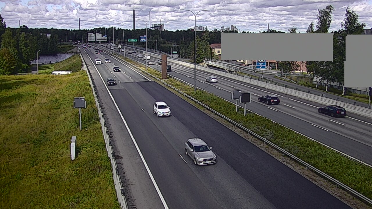Weather Camera Image Road 4 Oulu, Intiö, Oulu, Pohjois-Pohjanmaa
