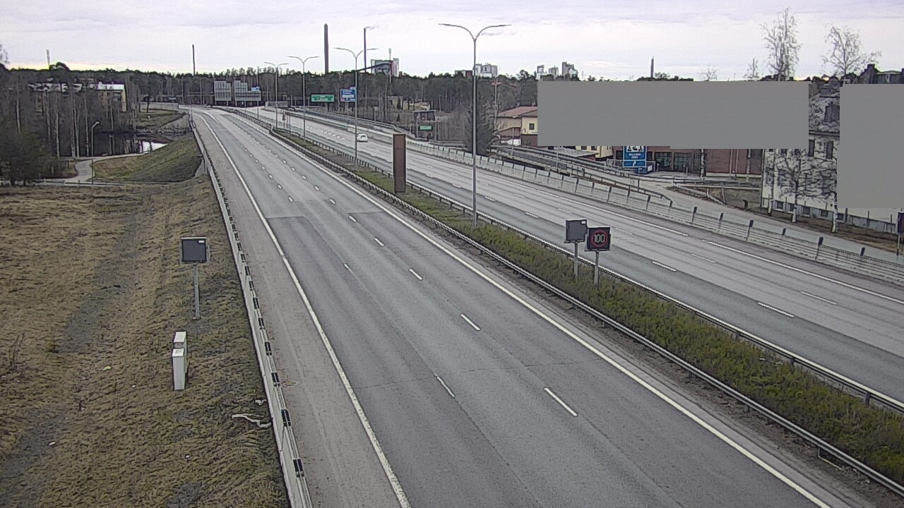 Weather Camera Image Väg 4 Uleåborg, Intiö, Oulu, Pohjois-Pohjanmaa