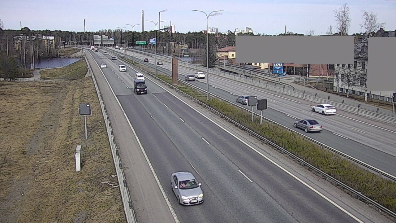 Weather Camera Image Road 4 Oulu, Intiö, Oulu, Pohjois-Pohjanmaa