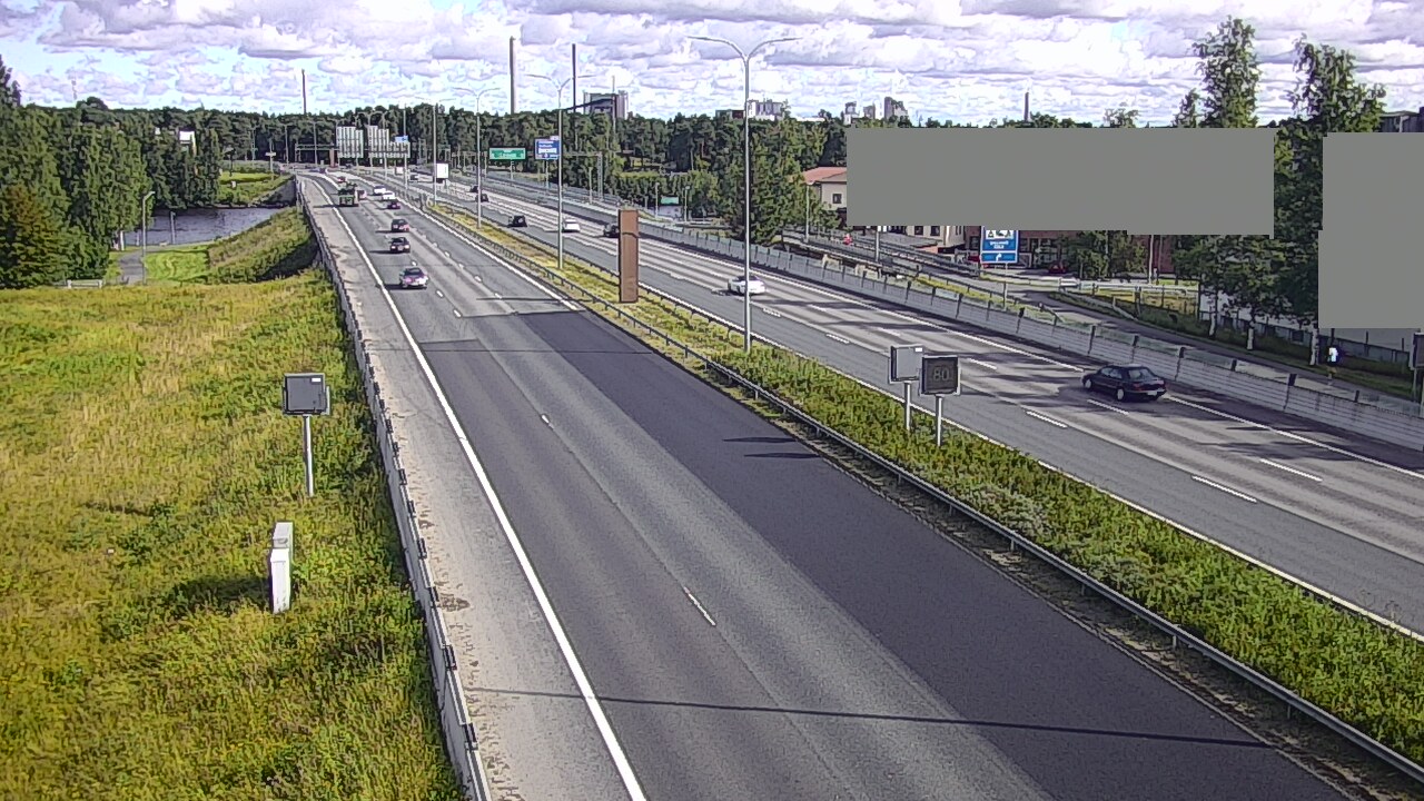 Weather Camera Image Road 4 Oulu, Intiö, Oulu, Pohjois-Pohjanmaa