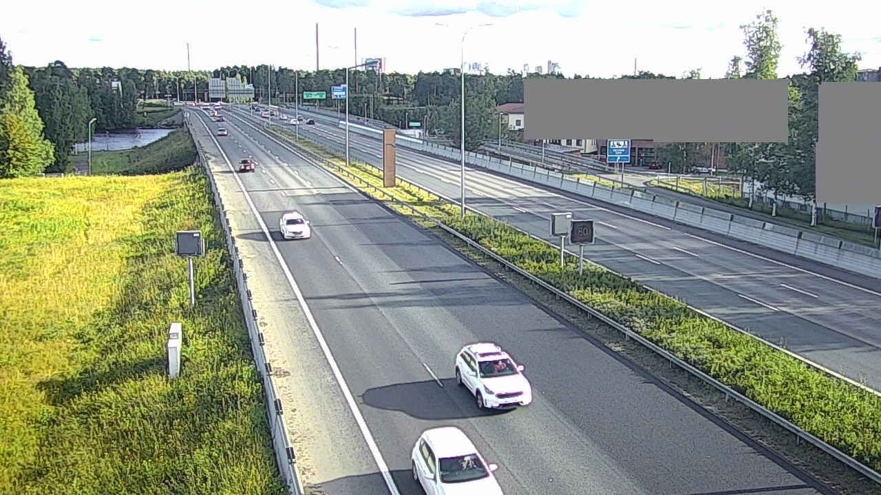 Weather Camera Image Road 4 Oulu, Intiö, Oulu, Pohjois-Pohjanmaa