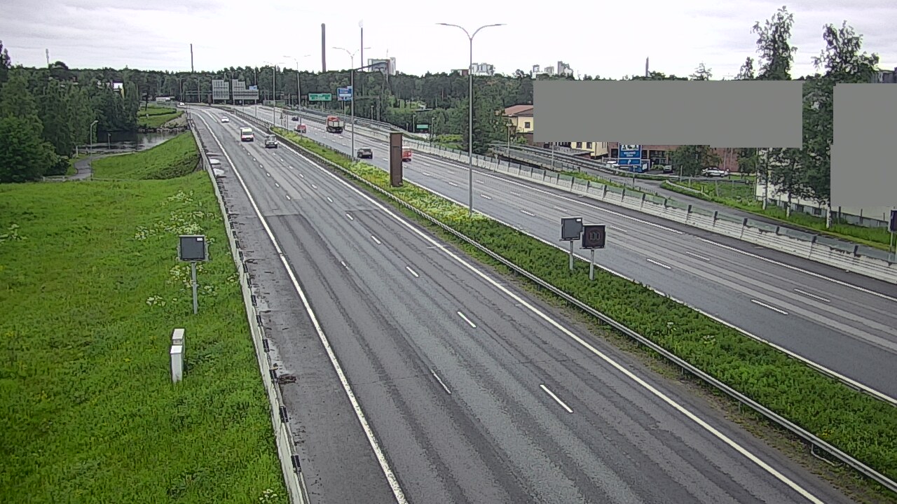 Weather Camera Image Väg 4 Uleåborg, Intiö, Oulu, Pohjois-Pohjanmaa