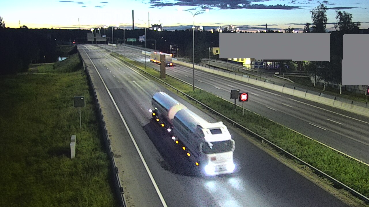 Weather Camera Image Road 4 Oulu, Intiö, Oulu, Pohjois-Pohjanmaa