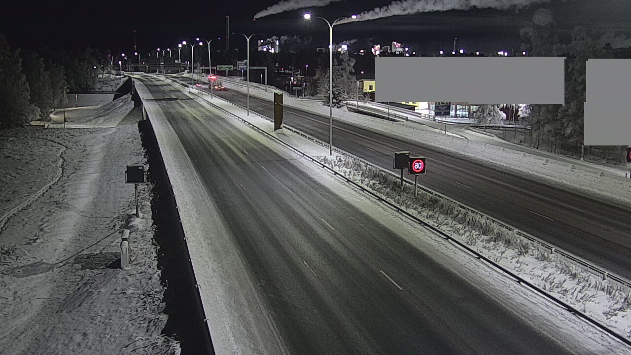 Kelikamerat Kuva Tie 4 Oulu Intiö, Oulu, Pohjois-Pohjanmaa