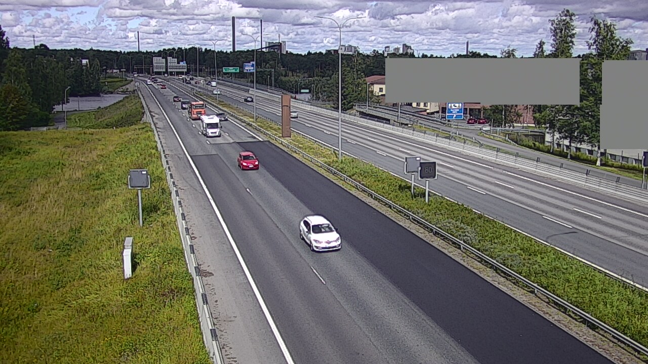 Weather Camera Image Road 4 Oulu, Intiö, Oulu, Pohjois-Pohjanmaa
