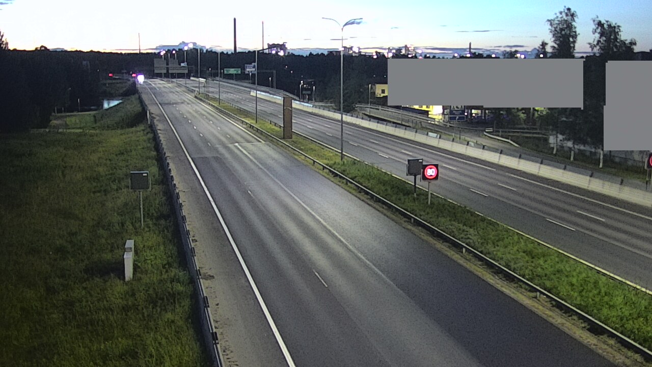Weather Camera Image Road 4 Oulu, Intiö, Oulu, Pohjois-Pohjanmaa