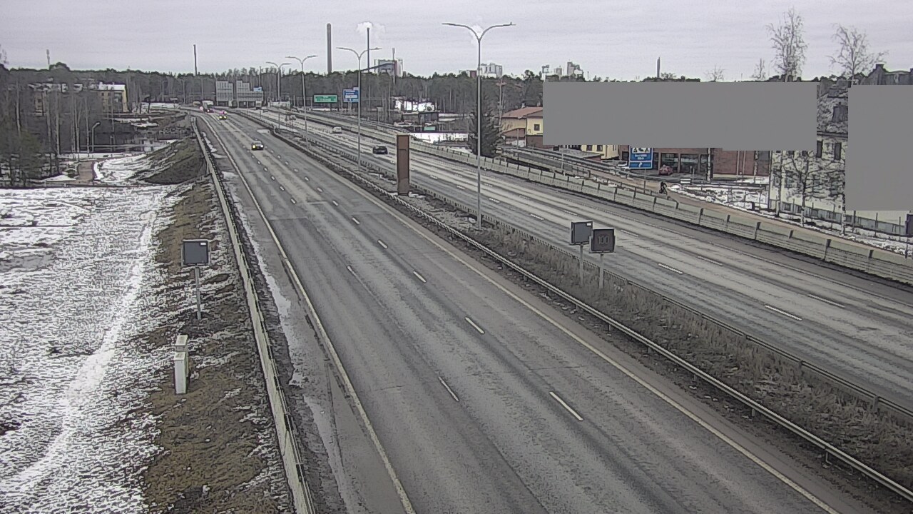 Weather Camera Image Road 4 Oulu, Intiö, Oulu, Pohjois-Pohjanmaa