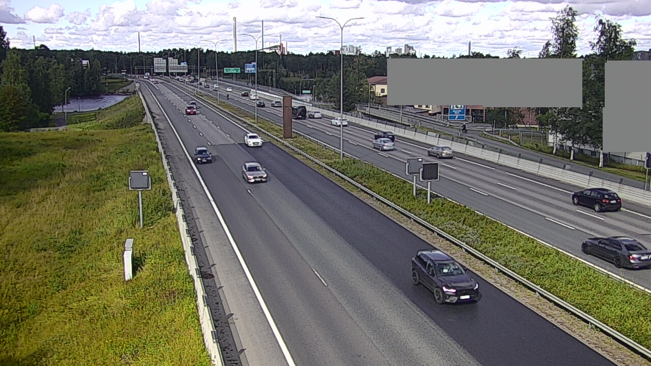 Weather Camera Image Road 4 Oulu, Intiö, Oulu, Pohjois-Pohjanmaa